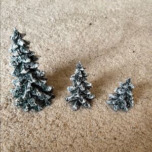 Department 56 Green Holiday Decor Miniature Christmas Trees